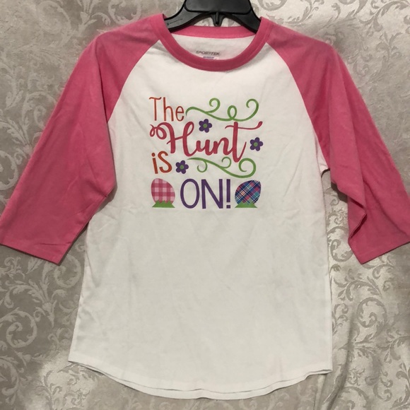 Sport-Tek Other - NWT “The Hunt Is On” Easter Youth L Jersey New With Tag.